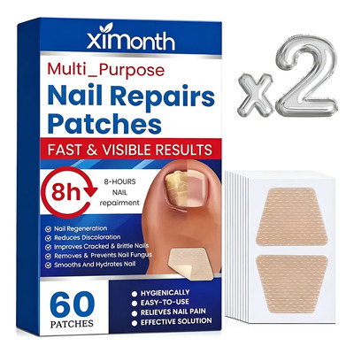 120 Parches Reparación De Uñas Nails Hongos | MercadoLibre