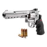 Pistola Revolver Co2 Fullmetal Balines Municion 4.5 Crosman