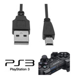 Cabo V3 Compativel Playstation Ps3 Usb Para Carregar Filtro