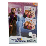 Jogo De Memória Disney Frozen 24 Pares Toyster 8030