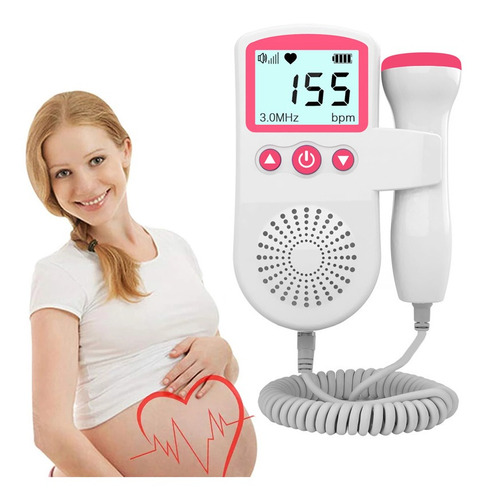 Detector Doppler Fetal Con Ultrasonido Doppler Fetal De 3,0