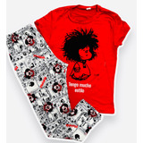 Pijama Mafalda Roja Dama