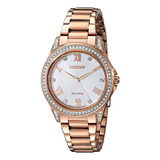 Reloj Mujer Citizen Em0233-51a Cuarzo Pulso Dorado Just Watc