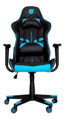 Cadeira Escritório Dazz Prime X Gamer Ergonomica Preta Azul 