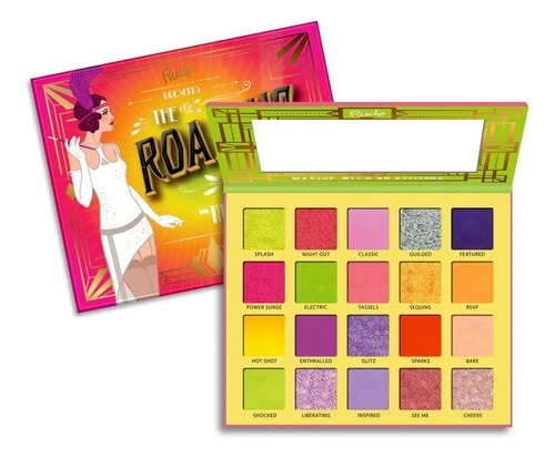 Paleta De Sombras The Roaring 20s Neon De Rude Cosmetics Color De La Sombra Tonos Correspondiente A La Imagen