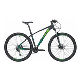 Bicicleta Mtb Aro 29 Oggi Big Wheel 7.1 2022 Cor Preto E Verde Tamanho Do Quadro 17