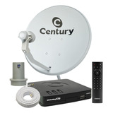 Kit Receptor Digital Century Midiabox Antena Lnbf 5g Ku Cabo