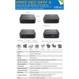 Minix Neo G41v-4 Max, Intel Gemini Lake N4100 Mini Pc Sin Ve