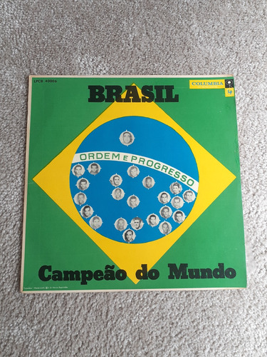 Lp Brasil Campeão Do Mundo 1958 - Equipe Esportiva Da Rádio 