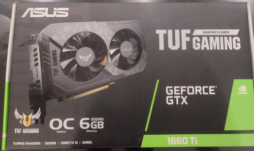 Placa De Video Nvidia Asus  Tuf Gaming Geforce Gtx 16 Series