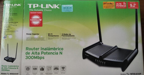 Router Tp Link Tl-wr841hp Wi-fi Alta Potencia Sin Uso