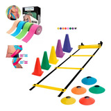 Kit Treino Funcional Agilidade 5 + Bandagem Kinesiology Tape