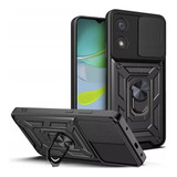 Funda Para Motorola E13 Armor Alto Impacto Con Anillo