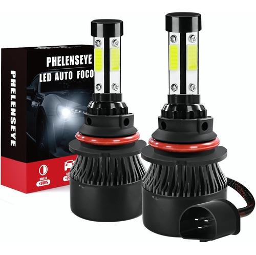 Kit De Faros Delanteros De 4 Lados 9007 H4 Led Rayo H13 9004