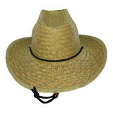 Sombrero Australiano Paja Natural Premium Cubre Rayos Sol Uv