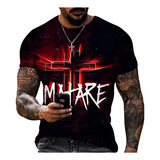 Camiseta Con Estampado De Verano 3d  Para Hombre