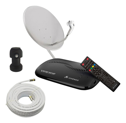 Kit Receptor Digital Tv Satélite - Vivensis