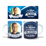 Vaso Mug Día Del Hombre Personalizado Foto Y Nombre 11oz