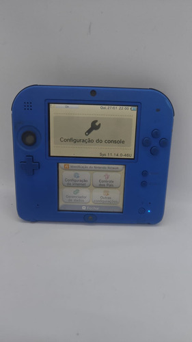 Nintendo 2ds Standard Azul Sd 46gb