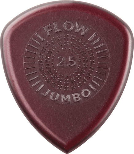 Púas De Guitarra Jim Dunlop Flow Jumbo De 2,5 Mm (547r2.5)