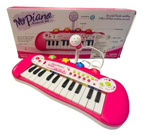 Piano Musical Infantil Microfone 