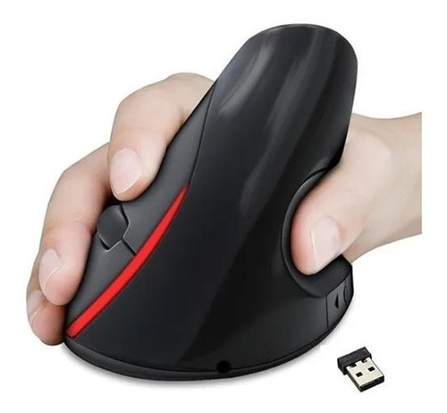 Mouse Vertical Ergonomico Inalambrico Usb  Recargable