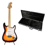 Kit Guitarra Land Stratocaster L-s1 Sb 3ts Hard Case C10