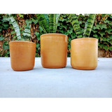 Vasos De Barro Grande Plantas 12-14-18cm Verniz Impermeável