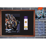 Shaquille O'neal Lakers Campeon Nba 2000 Foto Firma Entrada