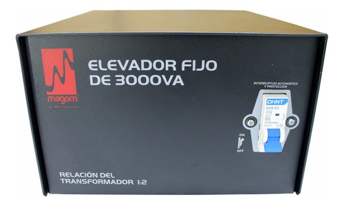 Elevador Fijo Voltaje Tension 3000va 110v A 220v Magom