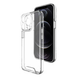 Estuche Rígido Transparente Compatible Con iPhone 12 Pro Max