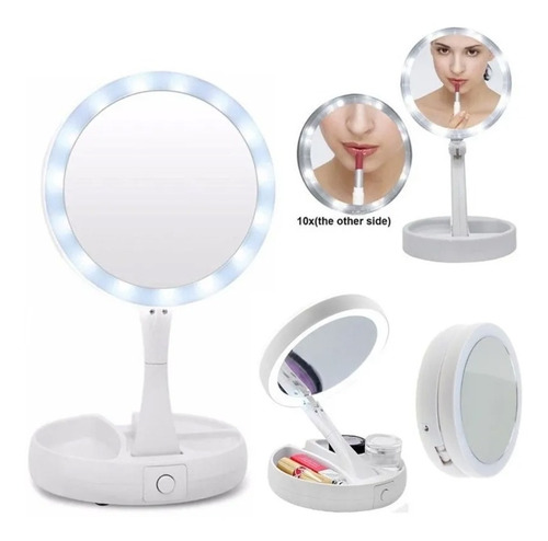 Espejo Maquillaje Con Luz Led - Unidad a $25900