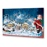 Cuadro Canvas Navidad Papa Noel Nieve Hielo Frio