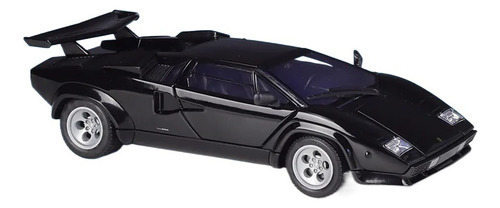 BURAGO 3037 Scale 1/18 | LAMBORGHINI COUNTACH LP5000S 1998 BLACK