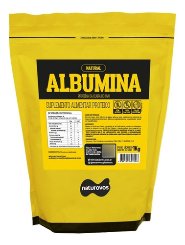 Albumina (1kg) Sabor: Natural, Baunilha Café Mocaccino Choco