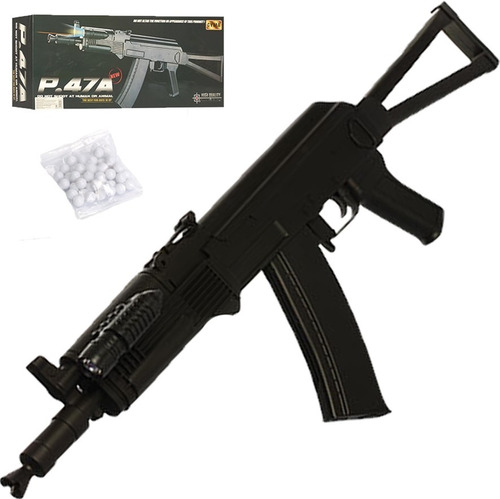 Rifle Airsoft Balines Replica Ak47 Resorte 6mm Ak-47 Negro