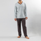 Pijama Cuello En V Morgan Hombre 32961-20