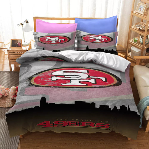 Funda De Edredón De Los San Francisco 49ers, Cama Tamaño Kin