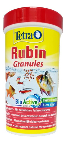 Tetra Rubin Granules 250ml Potenciador Color Peces Premium