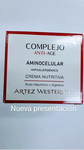 Crema Aminocelular Nutritiva De Artez Westerley - Distr. Oficial Perfumeria Family