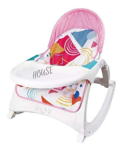 Silla Mecedora Musical Para Bebe Plegable.