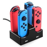 Multi Estación Carga Para Joy-con Nintendo Switch, Ps4 O Xb