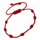 Pulsera Roja Hilo 7 Nudos Proteccion Preparada Bebe Adulto