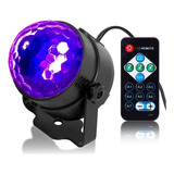 Lunsy - Luz Negra De 6 W Uv Bola De Discoteca Led Negra Luce