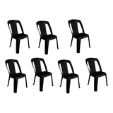 Silla Capri X7 Mascardi Color Negro Directo De Fábrica