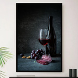 Quadro Vinho Area Gourmet Cozinha Decorativo A4 23x33cm