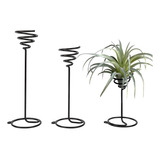 Soporte Plantas De Aire, Soporte De Metal Espiral, Sopo...