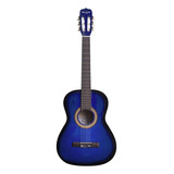 Guitarra Clásica Vizcaya Arcg34 3/4 Color Azul