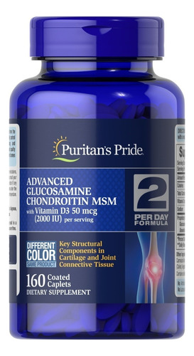 Puritan's Pride | Glucosamine Chondroitin & Vit D3 | 160caps