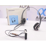 Audífonos Para Oficina Plantronics Hw301n Empaque Maltratado